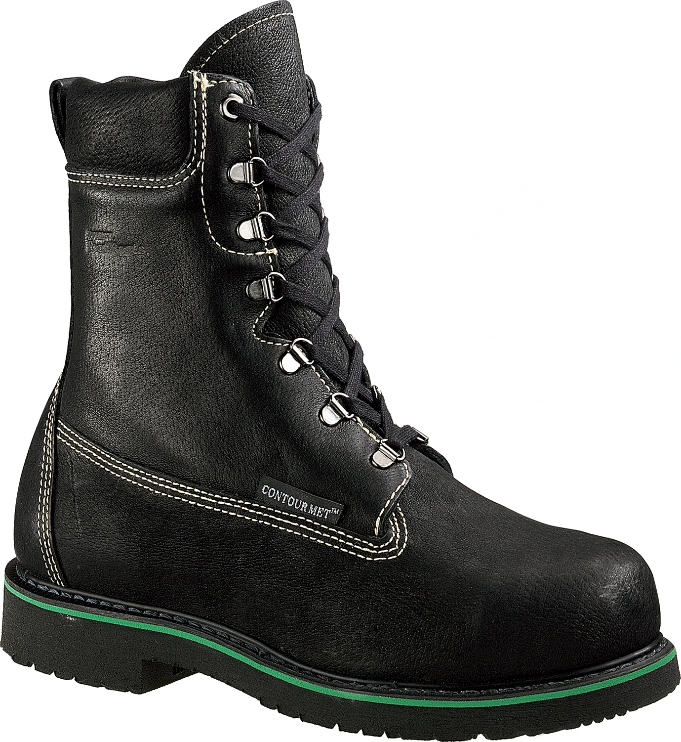 HyTest 04035 Men's, Black, Steel Toe, EH, Internal Met, 10 Inch Boot 1 HyTest 04035 Men's, Black, Steel Toe, EH, Internal Met, 10 Inch Boot