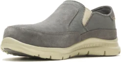 HYTEST 10043 Blake, Men's, Grey, Steel Toe, EH, Slip Resistant, Casual Work Shoe -Reebok || Skechers || Wolverine Sales Store 10043 inside profile