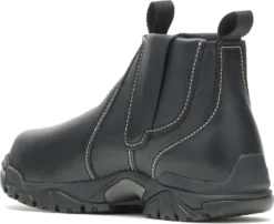 HYTEST 13200 Black Steel Toe, EH, XRD Internal Met Guard, Easy On/Off, Welder's Boot -Reebok || Skechers || Wolverine Sales Store 13200 2020 update back profile