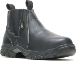 HYTEST 13200 Black Steel Toe, EH, XRD Internal Met Guard, Easy On/Off, Welder's Boot