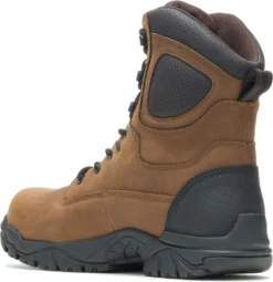 HYTEST 14481 Brown Electrical Hazard, Composite Toe, Waterproof, Insulated, Puncture Resistant Unisex 8 Inch Stealth Boot -Reebok || Skechers || Wolverine Sales Store 14481 2020 update back profile