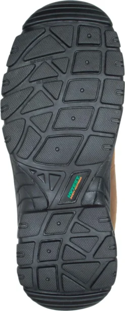 HYTEST 14481 Brown Electrical Hazard, Composite Toe, Waterproof, Insulated, Puncture Resistant Unisex 8 Inch Stealth Boot -Reebok || Skechers || Wolverine Sales Store 14481 2020 update outsole