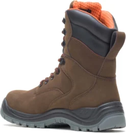 HYTEST 14781 Unisex, Brown, Steel Toe, EH, Waterproof, 8 Inch Boot -Reebok || Skechers || Wolverine Sales Store 14781 2020 update back profile