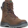 HYTEST 14781 Unisex, Brown, Steel Toe, EH, Waterproof, 8 Inch Boot