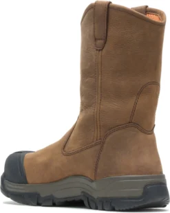 HYTEST FootRests 15041 Brown Comp Toe, EH, Internal Met Guard, Waterproof, PR, Wellington 7 HYTEST FootRests 15041 Brown Comp Toe, EH, Internal Met Guard, Waterproof, PR, Wellington -Reebok || Skechers || Wolverine Sales Store 15041 back profile 2020 update