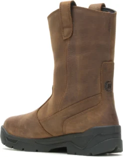 Hytest 15221 Knock, Men's, Brown, Steel Toe, EH, Mt, WP Wellington Work Boot -Reebok || Skechers || Wolverine Sales Store 15221 back profile