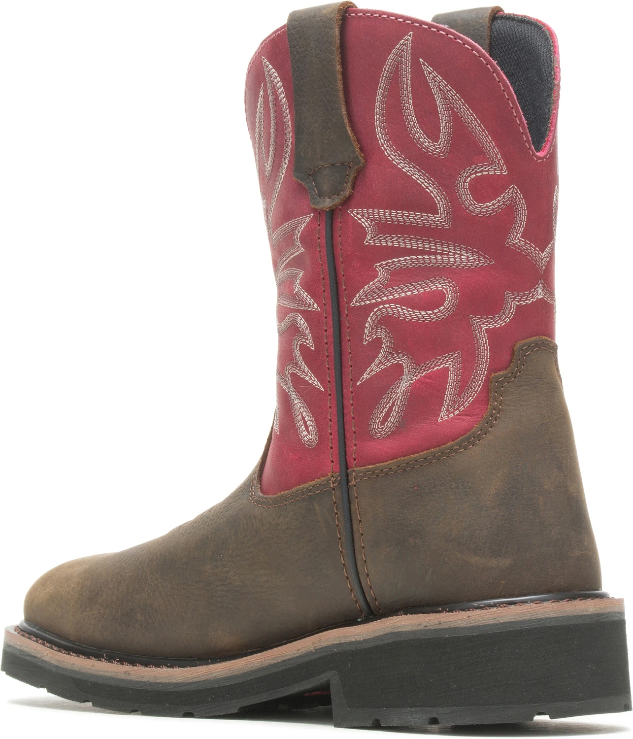 HYTEST 17122 Montana, Women's, Brown/Red, Steel Toe, EH, Pull On Boot 3 HYTEST 17122 Montana, Women's, Brown/Red, Steel Toe, EH, Pull On Boot - Image 3