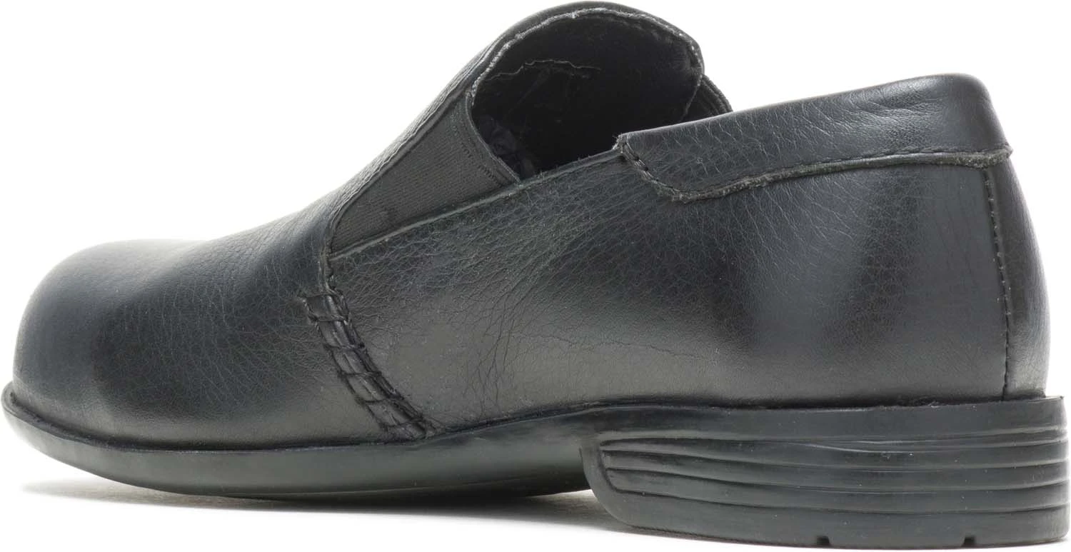 HYTEST 17170 Black Static Dissipating, Steel Toe, Women's Double Gore Slip On Dress Shoe 3 HYTEST 17170 Black Static Dissipating, Steel Toe, Women's Double Gore Slip On Dress Shoe - Image 3