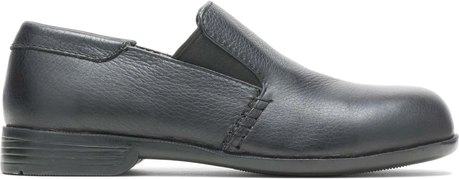 HYTEST 17170 Black Static Dissipating, Steel Toe, Women's Double Gore Slip On Dress Shoe 2 HYTEST 17170 Black Static Dissipating, Steel Toe, Women's Double Gore Slip On Dress Shoe - Image 2