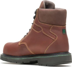 HYTEST FootRests 23181 Brown Electrical Hazard, Composite Toe, Waterproof, Men's 6 Inch Work Boot -Reebok || Skechers || Wolverine Sales Store 23181 2020 update back profile