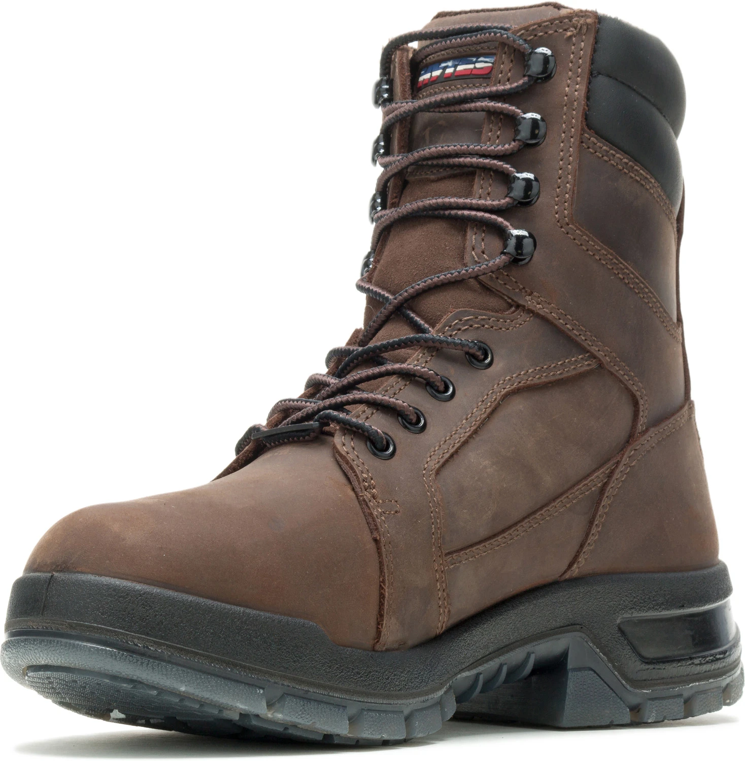HYTEST 44511 Admiral, Men's, Brown, Steel Toe, EH, Mt, WP, 8 Inch Boot 3 HYTEST 44511 Admiral, Men's, Brown, Steel Toe, EH, Mt, WP, 8 Inch Boot - Image 3