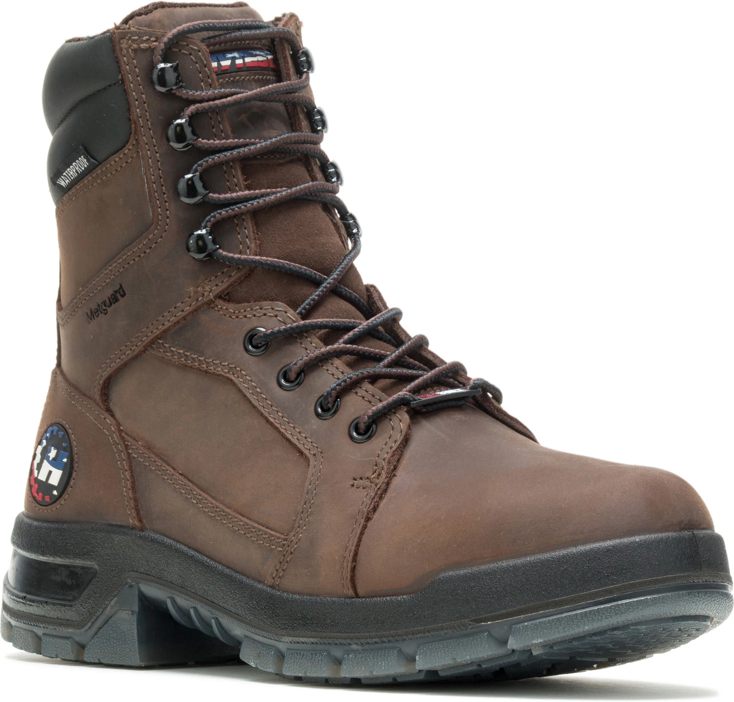 HYTEST 44511 Admiral, Men's, Brown, Steel Toe, EH, Mt, WP, 8 Inch Boot 1 HYTEST 44511 Admiral, Men's, Brown, Steel Toe, EH, Mt, WP, 8 Inch Boot