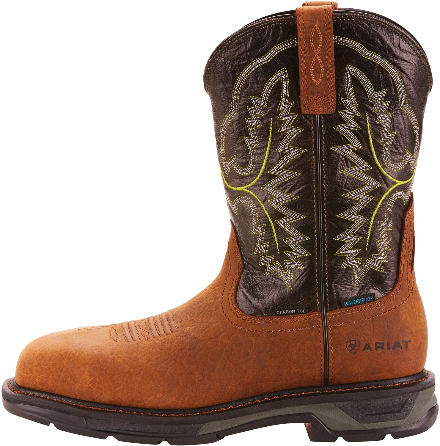 Ariat AR190024966 Workhog XT, Men's, Tumbled Bark, Carbon Toe, EH, WP, Pull On, Work Boot 2 Ariat AR190024966 Workhog XT, Men's, Tumbled Bark, Carbon Toe, EH, WP, Pull On, Work Boot - Image 2