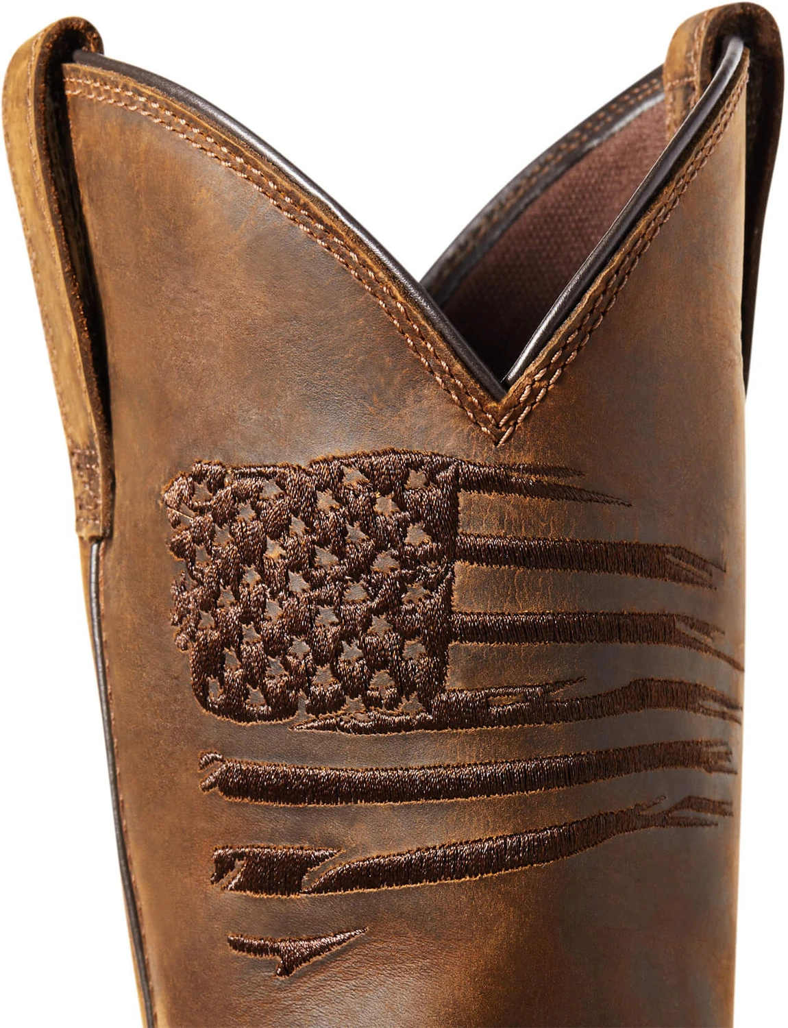 Ariat AR10036002 WorkHog XT Patriot, Men's, Distressed Brown, Carbon Toe, EH, WP, Work Boot 3 Ariat AR10036002 WorkHog XT Patriot, Men's, Distressed Brown, Carbon Toe, EH, WP, Work Boot - Image 3