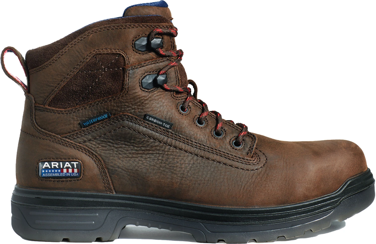 Ariat AR10036739 Turbo, Men's, Brown, Comp Toe, EH, WP, 6 Inch, Work Boot 1 Ariat AR10036739 Turbo, Men's, Brown, Comp Toe, EH, WP, 6 Inch, Work Boot
