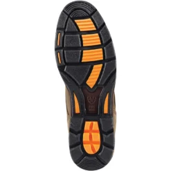 Ariat 1943 Men's Brown 8 Inch Workhog Boot Composite Toe SR Waterproof -Reebok || Skechers || Wolverine Sales Store ar1943 outsole