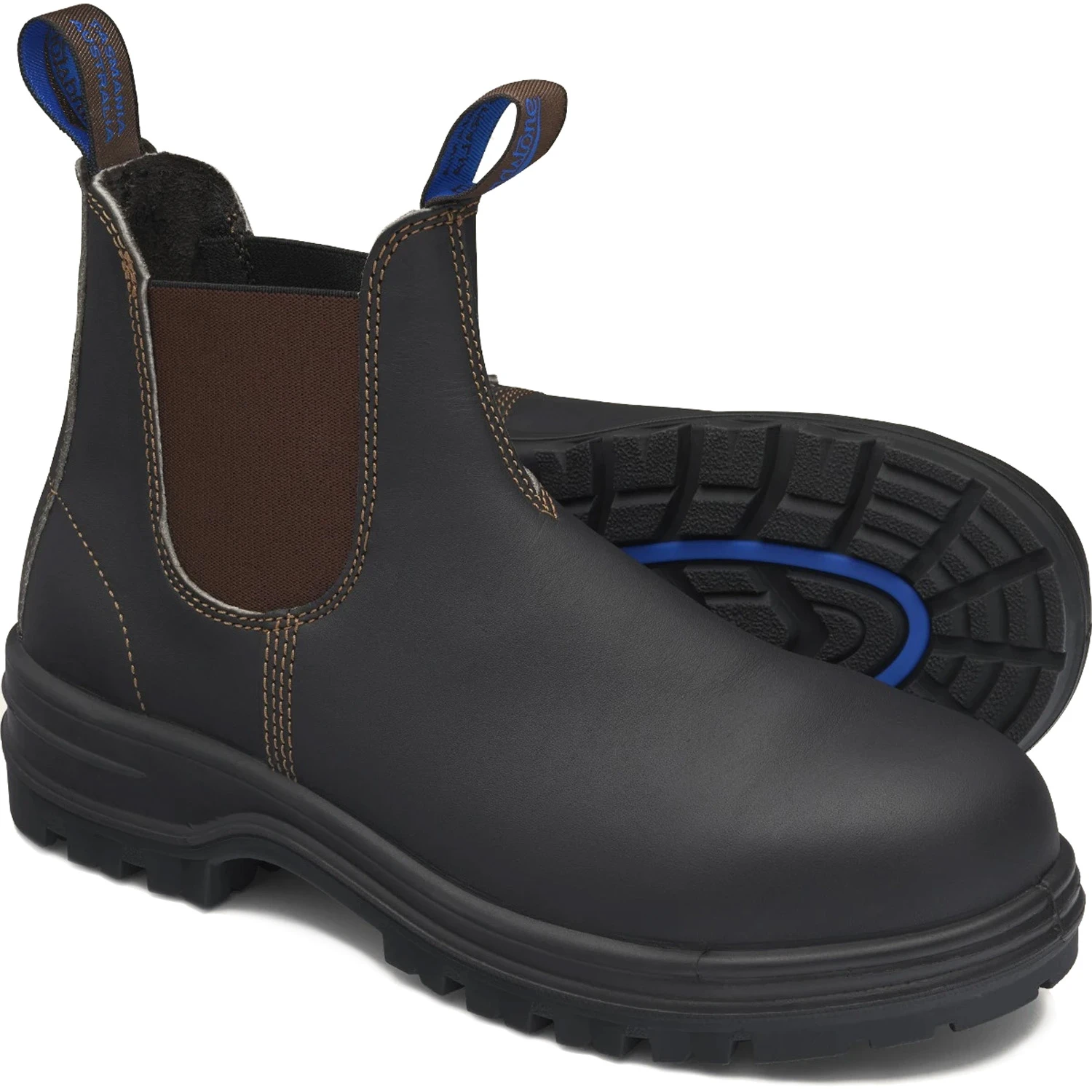 Blundstone BL140 Men's, Stout Brown, Steel Toe, EH, Chelsea Boot 4 Blundstone BL140 Men's, Stout Brown, Steel Toe, EH, Chelsea Boot - Image 4