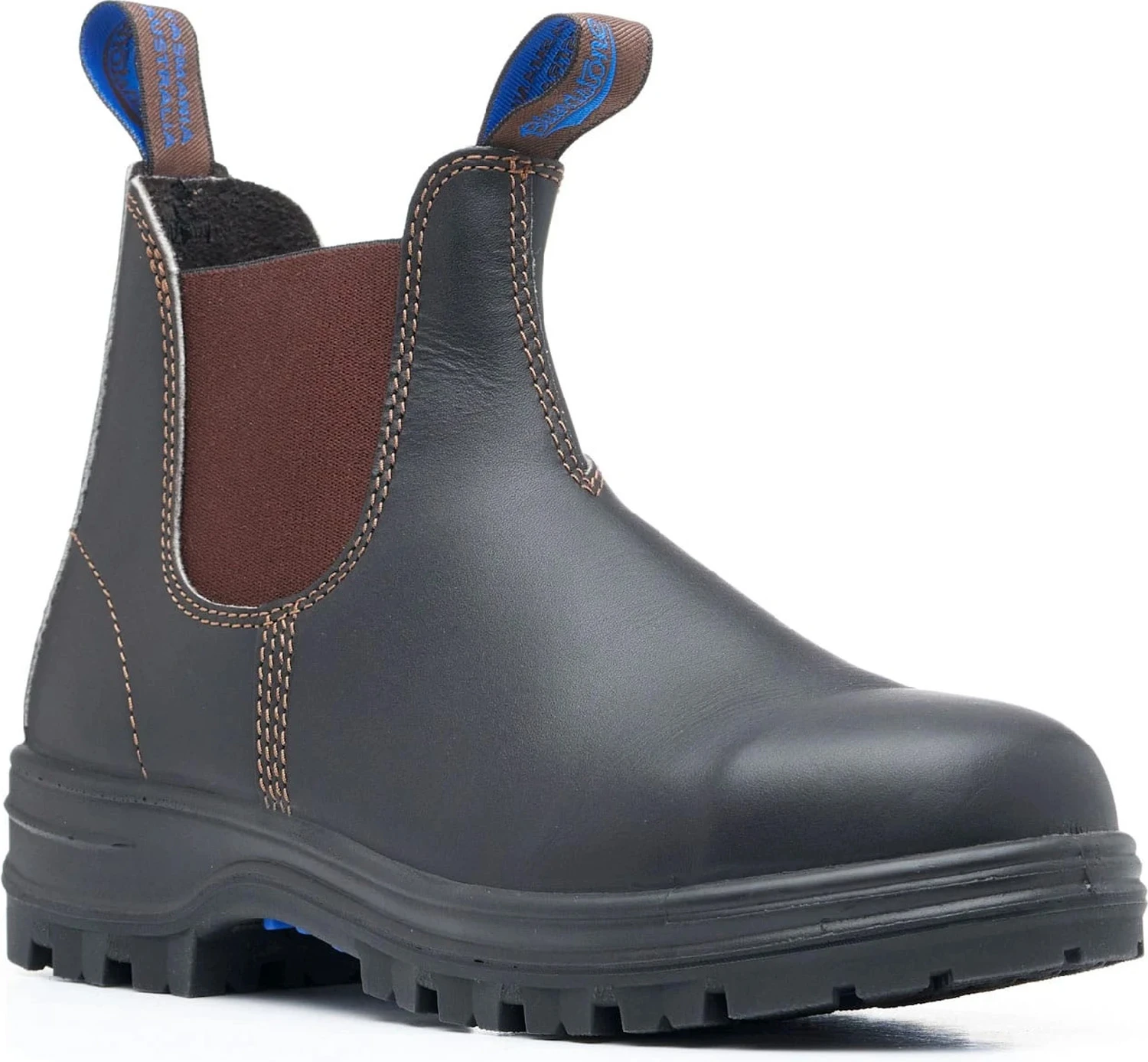 Blundstone BL140 Men's, Stout Brown, Steel Toe, EH, Chelsea Boot 1 Blundstone BL140 Men's, Stout Brown, Steel Toe, EH, Chelsea Boot