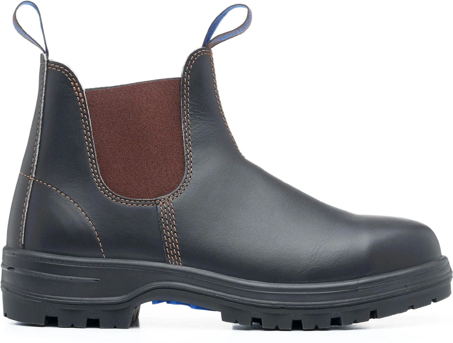 Blundstone BL140 Men's, Stout Brown, Steel Toe, EH, Chelsea Boot 2 Blundstone BL140 Men's, Stout Brown, Steel Toe, EH, Chelsea Boot - Image 2