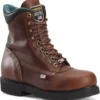 Carolina CA1809 Men's Brown, Steel Toe, EH, 8 Inch Boot, Made In USA