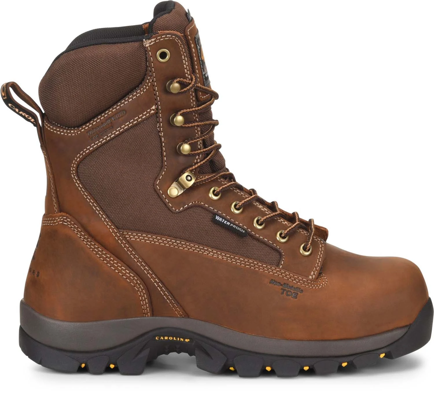 Carolina CA4515 Forrest, Men's, Brown, Comp Toe, EH, WP/Insulated, 8 Inch Boot 2 Carolina CA4515 Forrest, Men's, Brown, Comp Toe, EH, WP/Insulated, 8 Inch Boot - Image 2