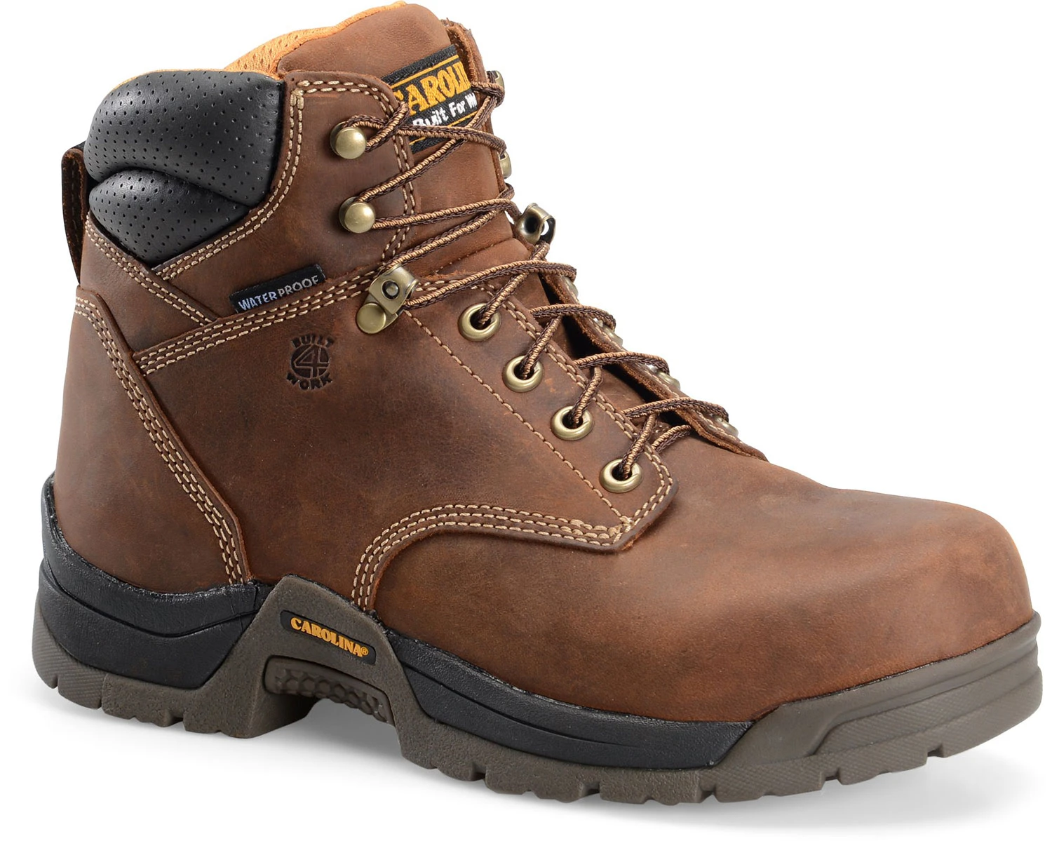 Carolina CA5520 Bruno Lo, Men's, Brown, Comp Toe, EH, WP 6 Inch 1 Carolina CA5520 Bruno Lo, Men's, Brown, Comp Toe, EH, WP 6 Inch