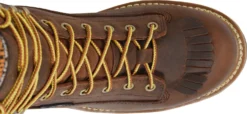 Carolina CA9824 Spruce, Men's, Copper, Steel Toe, EH. WP, Lace To Toe, Logger, 8 Inch, Work Boot -Reebok || Skechers || Wolverine Sales Store ca9824 top