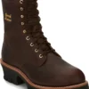 Chippewa CH73060 Briar Steel Toe, Electrical Hazard, Insulated, Waterproof Men's 8 Inch Logger