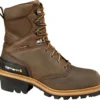 Carhartt CML8369 Men's, Brown, Comp Toe, EH, WP/Insulated, 8 Inch Logger