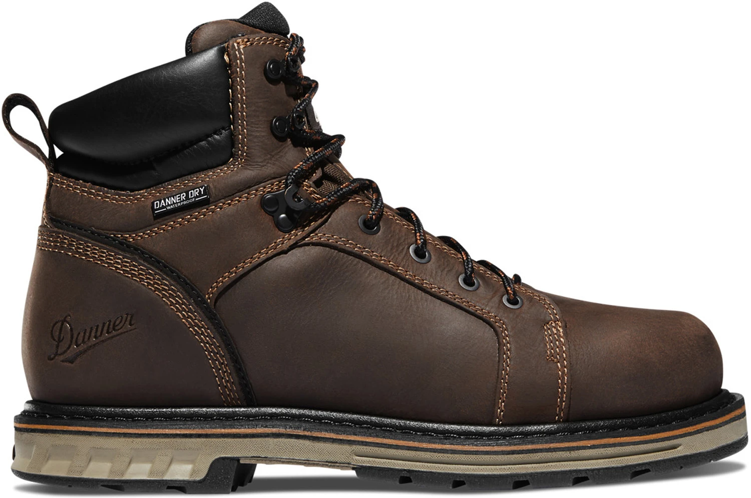 Danner DA12531 Steel Yard, Men's, Brown, Steel Toe, EH, WP, 6 Inch Work Boot 2 Danner DA12531 Steel Yard, Men's, Brown, Steel Toe, EH, WP, 6 Inch Work Boot - Image 2