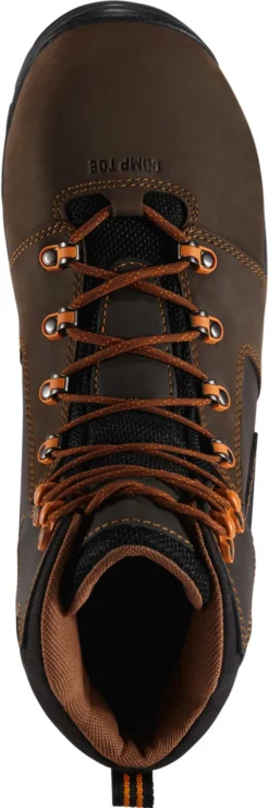 Danner DA13860 Vicious, Men's, Brown/Orange, Comp Toe, EH, WP, Hiker, Work Boot -Reebok || Skechers || Wolverine Sales Store da13860 top