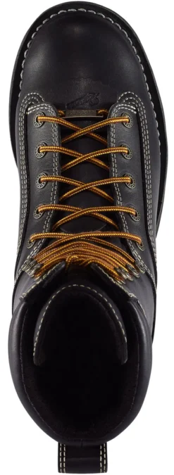 Danner DH17311 Quarry, Men's, Black, Alloy Toe, EH, WP, 8 Inch Boot -Reebok || Skechers || Wolverine Sales Store dh17311 top