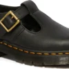Dr. Martens DMR25623001 Polley, Women's, Black, Soft Toe, Slip Resistant Mary Jane
