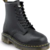 Dr. Martens DMR26307001 1460 Originals 8-Eye Lace Up, Unisex, Black, Steel Toe, EH, 6 Inch Boot