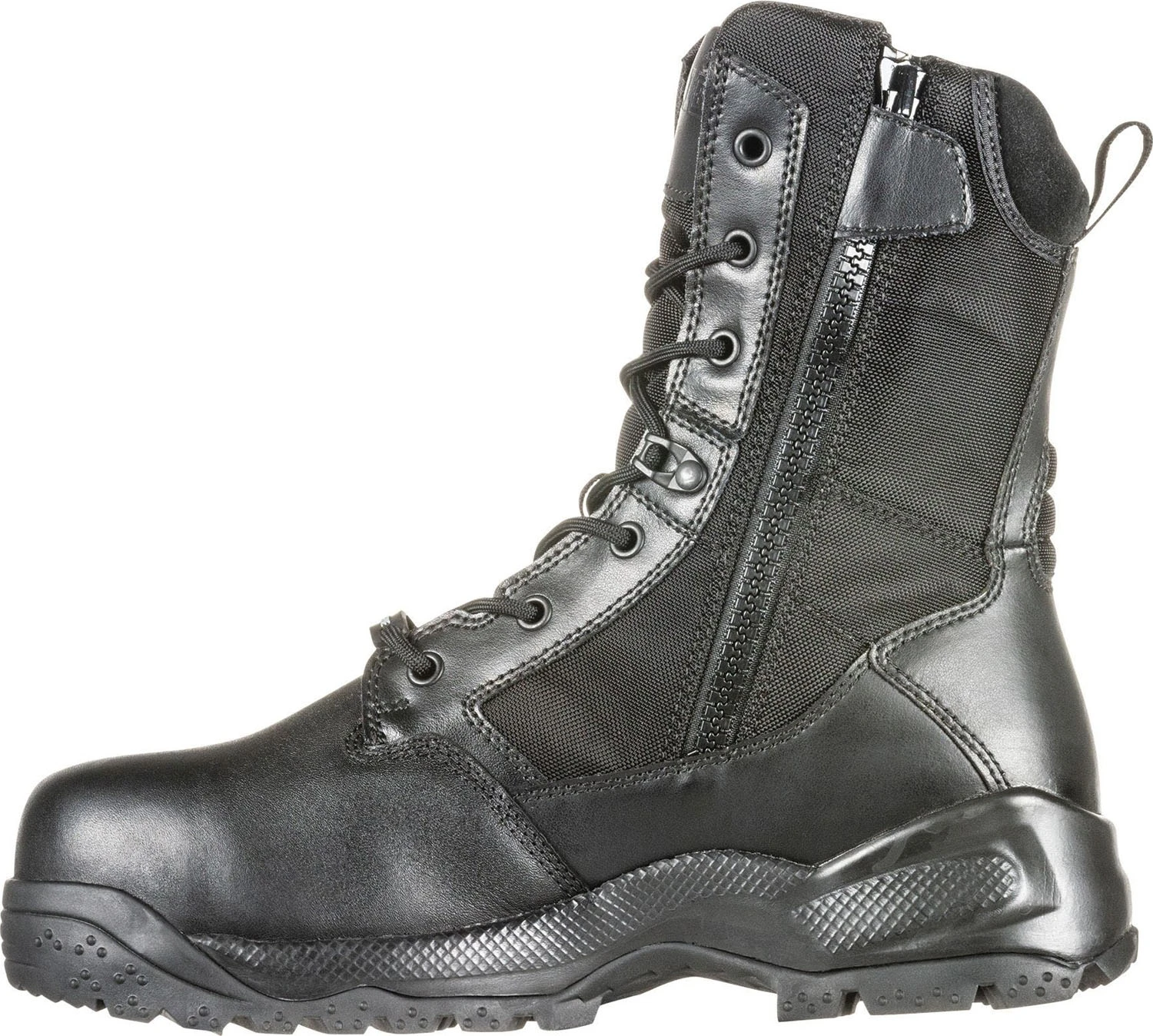 5.11 Tactical FEL12416 2.0 Shield, Men's, Black, Comp Toe, EH, PR, WP, 8 Inch, Zipper Boot 2 5.11 Tactical FEL12416 2.0 Shield, Men's, Black, Comp Toe, EH, PR, WP, 8 Inch, Zipper Boot - Image 2