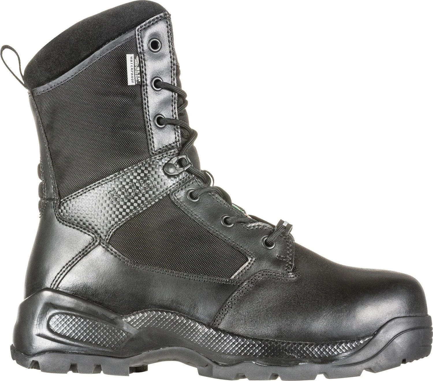 5.11 Tactical FEL12416 2.0 Shield, Men's, Black, Comp Toe, EH, PR, WP, 8 Inch, Zipper Boot 1 5.11 Tactical FEL12416 2.0 Shield, Men's, Black, Comp Toe, EH, PR, WP, 8 Inch, Zipper Boot