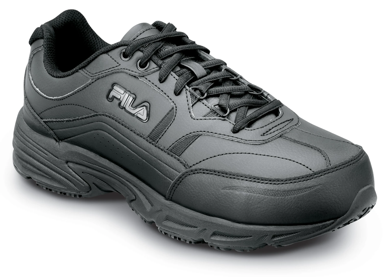 Fila FIL1SG30349 Memory Workshift 2, Men's, Black, Comp Toe, Slip Resistant, Low Athletic, Work Shoe 1 Fila FIL1SG30349 Memory Workshift 2, Men's, Black, Comp Toe, Slip Resistant, Low Athletic, Work Shoe