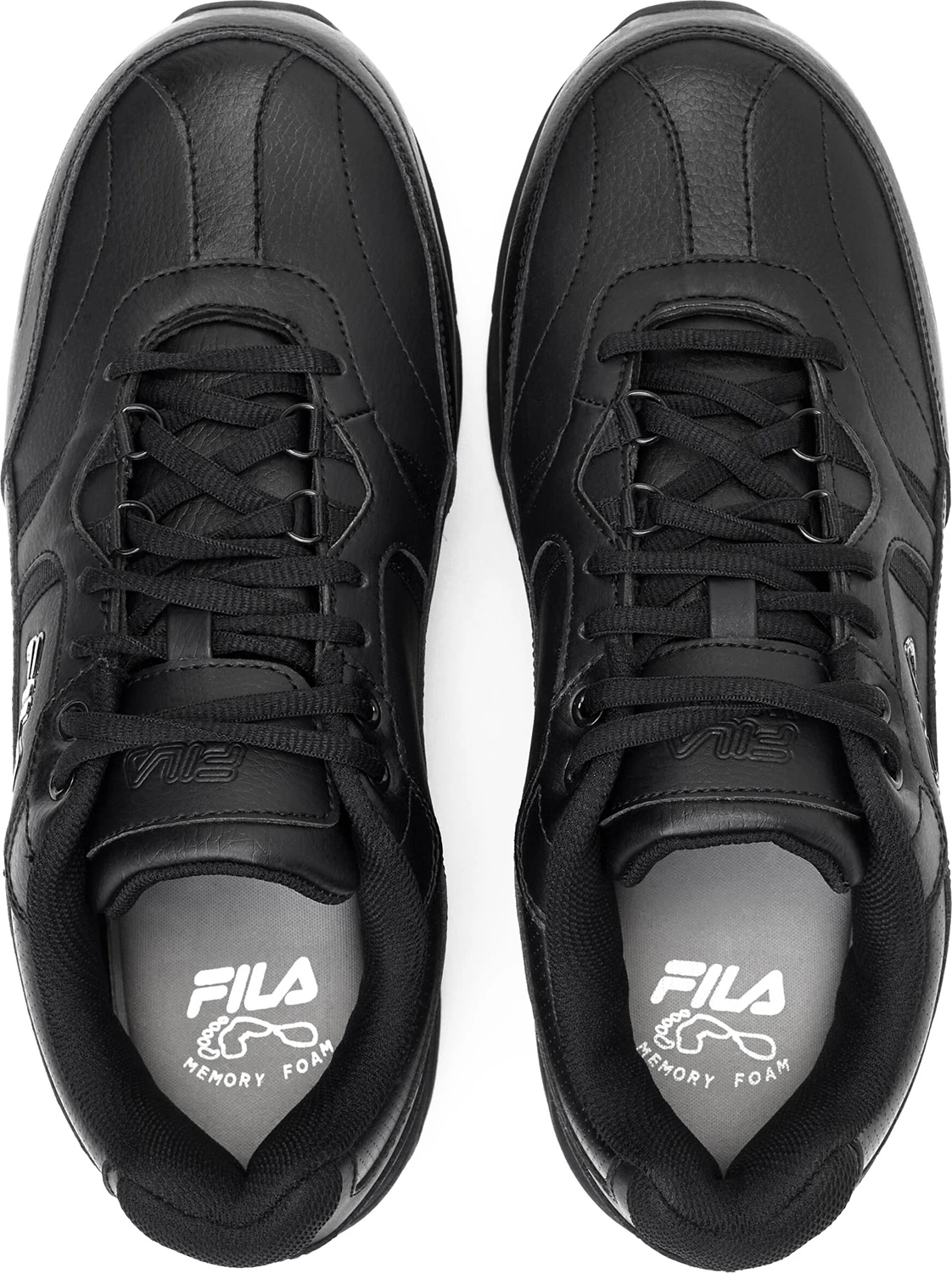 Fila FIL1SG30349 Memory Workshift 2, Men's, Black, Comp Toe, Slip Resistant, Low Athletic, Work Shoe 4 Fila FIL1SG30349 Memory Workshift 2, Men's, Black, Comp Toe, Slip Resistant, Low Athletic, Work Shoe - Image 4