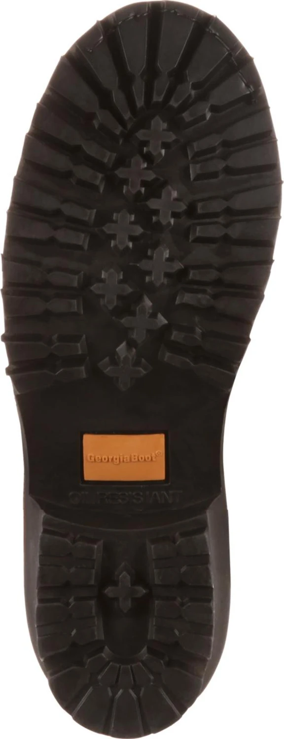 Georgia Boot GA7313 Men's, Chocolate, Steel Toe, EH, WP, 8 Inch, Logger, Work Boot 2 Georgia Boot GA7313 Men's, Chocolate, Steel Toe, EH, WP, 8 Inch, Logger, Work Boot - Image 2