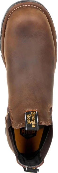 Georgia Boot GAGB00337 Eagle One, Men's, Brown, Steel Toe, EH, WP, Chelsea Boot -Reebok || Skechers || Wolverine Sales Store gagb00337 top