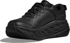 HOKA HO1129350BBLC Bondi SR Men's, Black, Soft Toe, Slip Resistant, Athletic Wide Work Shoe -Reebok || Skechers || Wolverine Sales Store ho1129350bblc inside