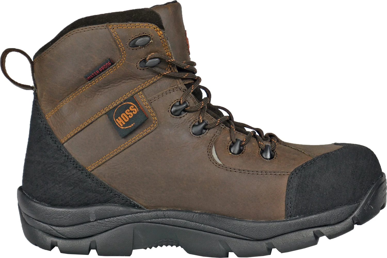 Hoss Boots HS60230 Ridge, Men's, Brown, Comp Toe, EH, PR, WP, Hiker, Work Boot 2 Hoss Boots HS60230 Ridge, Men's, Brown, Comp Toe, EH, PR, WP, Hiker, Work Boot - Image 2