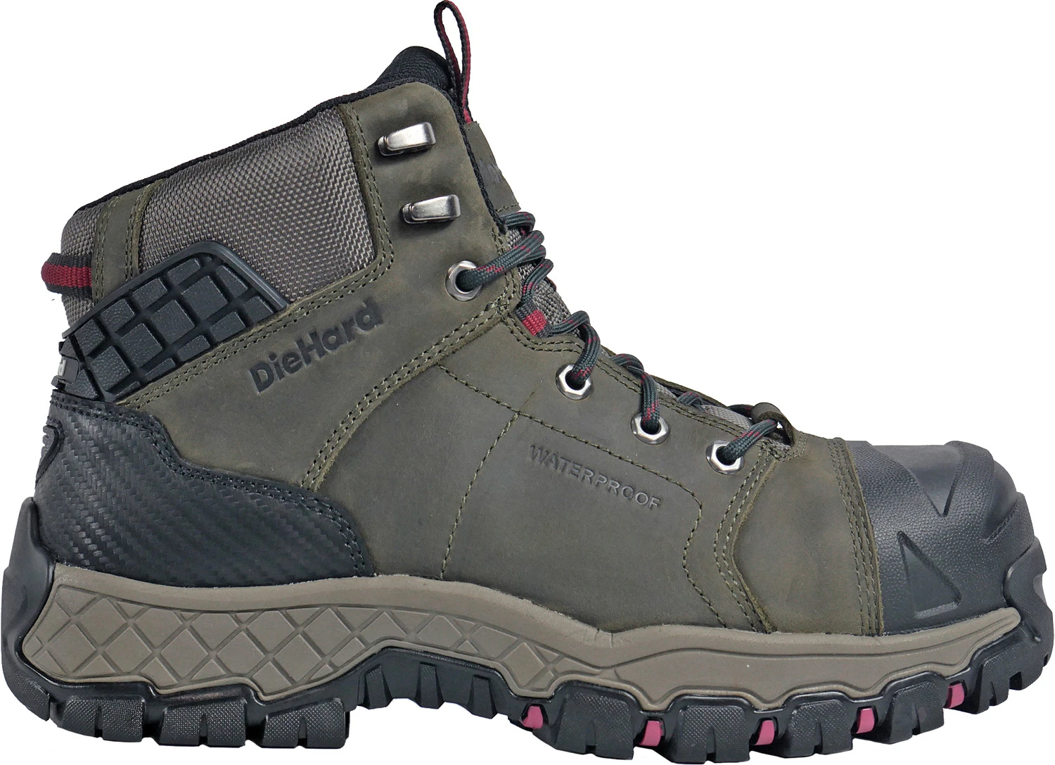 Die Hard HSDH60216 Comet, Men's, Olive, Comp Toe, EH, WP, Hiker, Work Boot 2 Die Hard HSDH60216 Comet, Men's, Olive, Comp Toe, EH, WP, Hiker, Work Boot - Image 2