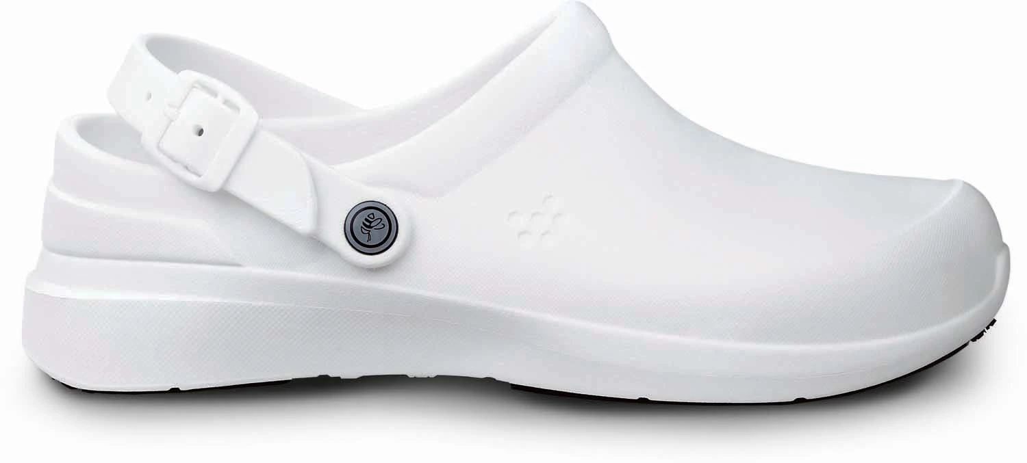 Joybees, JOYWBCLGW Unisex, White, Soft Toe, Slip Resistant, Work Clog 2 Joybees, JOYWBCLGW Unisex, White, Soft Toe, Slip Resistant, Work Clog - Image 2