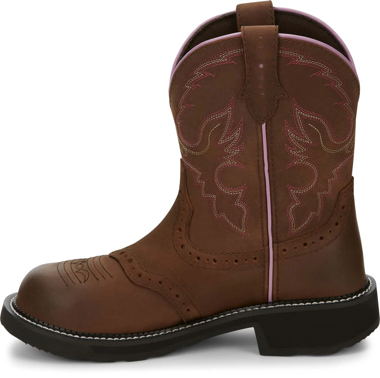 Justin Boots Justin JUGY9980 Wanette, Women's, Brown, Steel Toe, EH, Pull On Boot 3 Justin Boots Justin JUGY9980 Wanette, Women's, Brown, Steel Toe, EH, Pull On Boot - Image 3