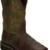 Justin Boots Justin JUSE4570 Keavan, Men's, Brown, Steel Toe, EH, Mt, WP, 11 Inch Boot
