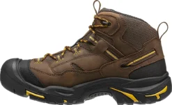 KEEN Utility KN1011242 Braddock Cascade Brown Steel Toe, EH, Waterproof, Men's Hiker -Reebok || Skechers || Wolverine Sales Store kn1011242 inside