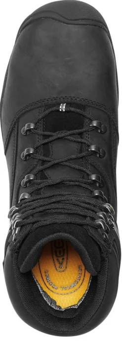KEEN Utility KN1011357 Louisville Black Steel Toe, EH, Waterproof, Men's Hiker -Reebok || Skechers || Wolverine Sales Store kn1011357 top