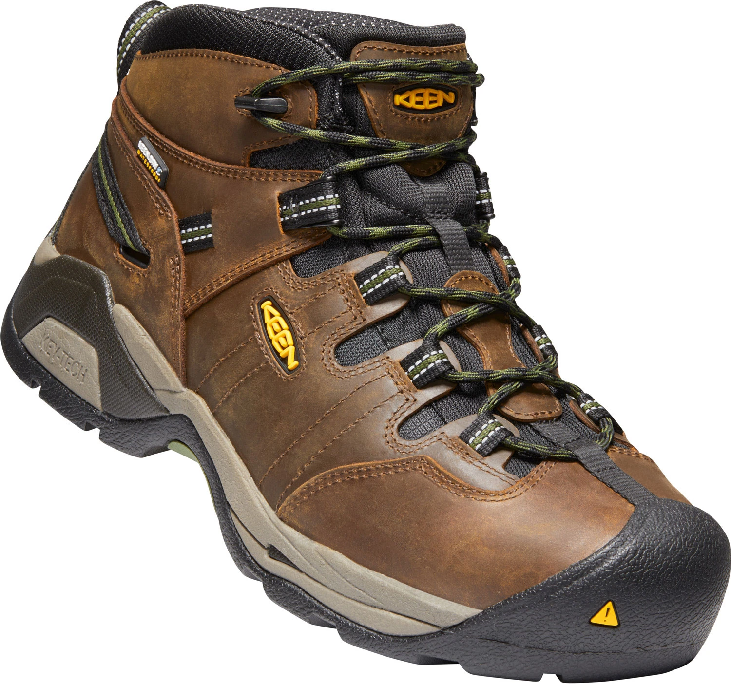 KEEN Utility KN1020085 Detroit XT, Men's, Brown/Green, Steel Toe, EH, WP Hiker 2 KEEN Utility KN1020085 Detroit XT, Men's, Brown/Green, Steel Toe, EH, WP Hiker - Image 2