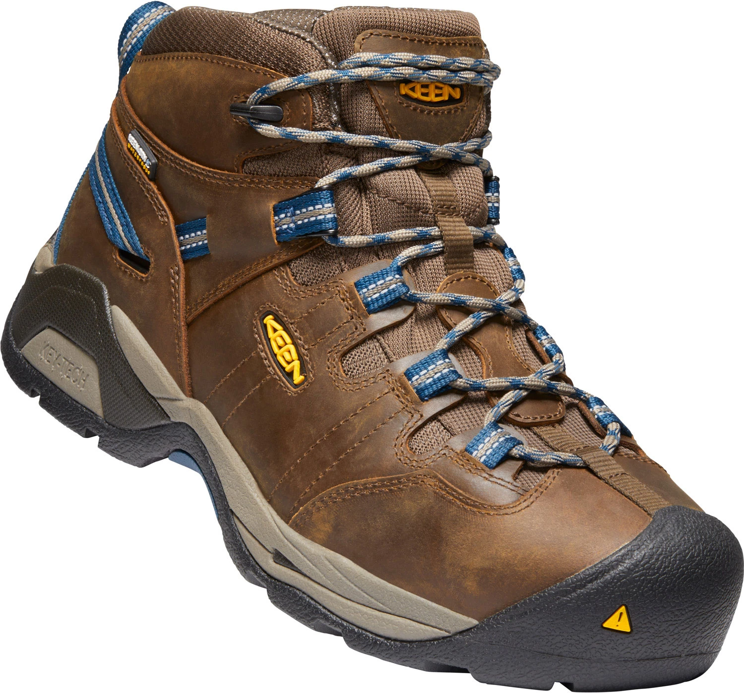 KEEN Utility KN1020086 Detroit XT, Men's, Brown/Blue, Steel Toe, EH, WP Hiker 2 KEEN Utility KN1020086 Detroit XT, Men's, Brown/Blue, Steel Toe, EH, WP Hiker - Image 2